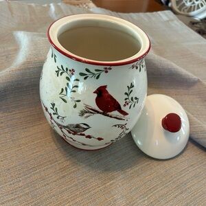 Cardinal cookie jar